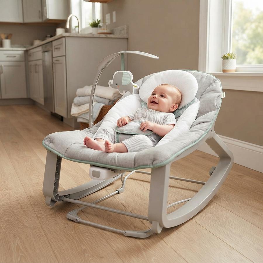 Ingenuity Keep Cozy 3-in-1 Grow with Me Vibrating Baby Bouncer